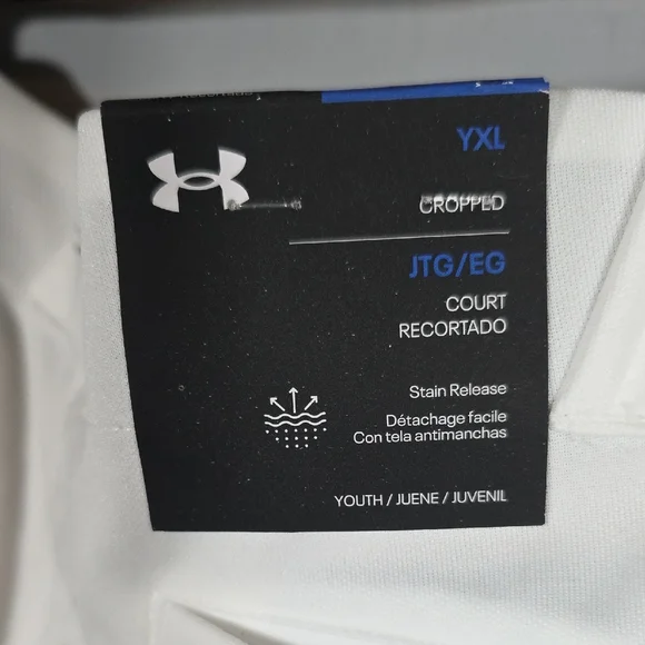 Under Armour White Athletic Pants Girls Size youth XL - Picture 4 of 4